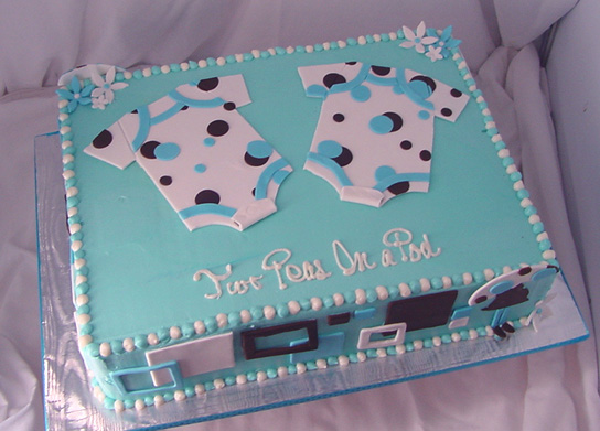 Twin Baby Shower Cake Ideas