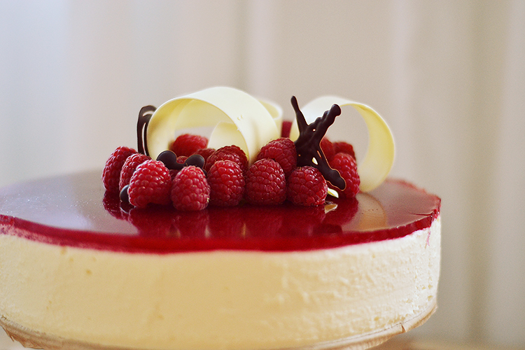 White Chocolate Mousse Cake