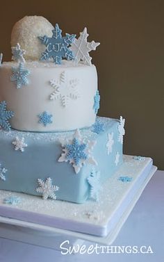 Winter Wedding Cake