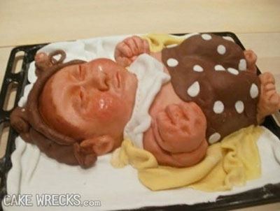 Worst Baby Shower Cake