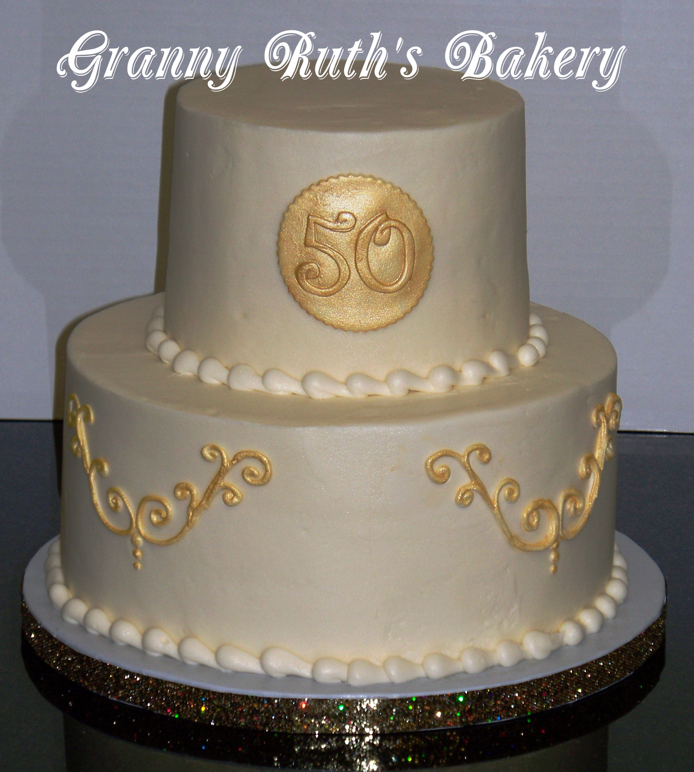 50th Wedding Anniversary Sheet Cakes