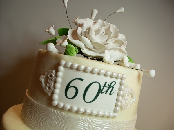 60th Anniversary Cake Decorations