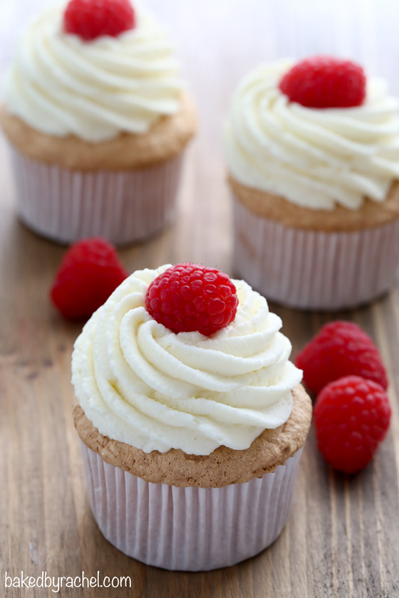 Angel Food Cake with Whipped Cream Frosting