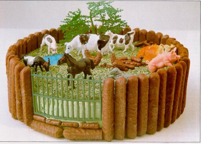 Animal Birthday Cake