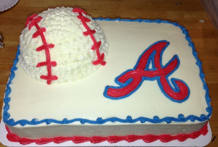 Atlanta Braves Birthday Cake