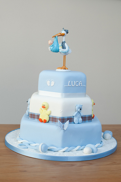 Baby Boy Shower Cake