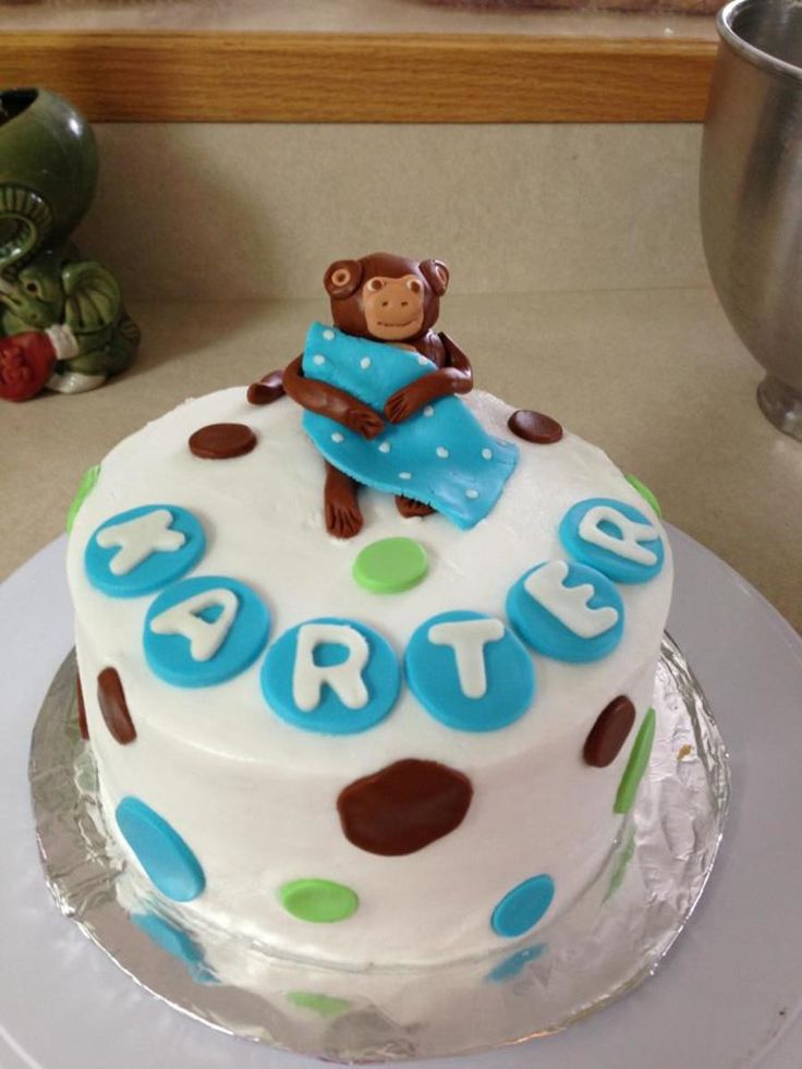 Baby Boy Shower Cakes Buttercream