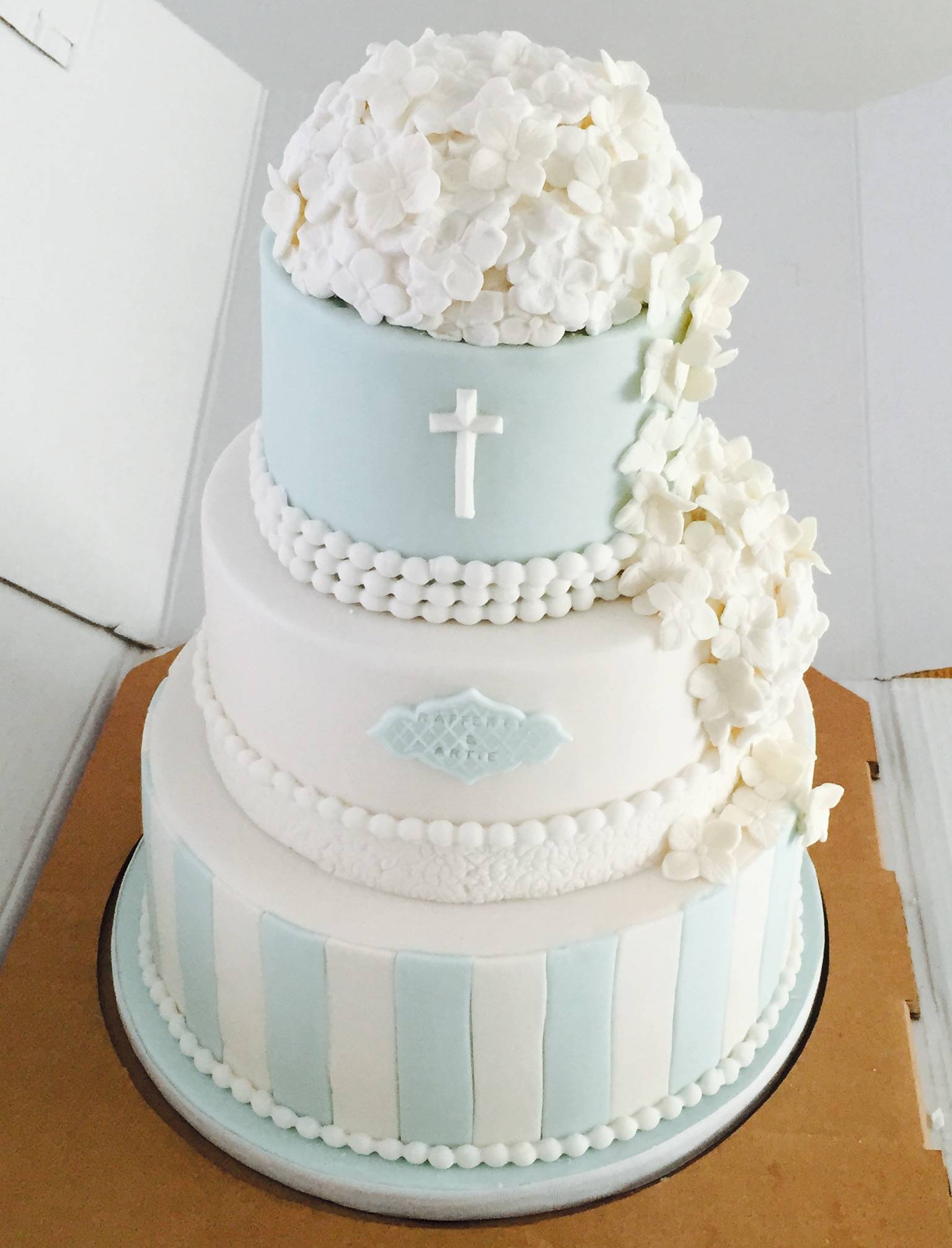 Baby Christening Cake