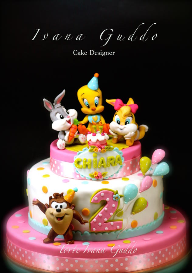 Baby Looney Tunes Birthday Cake