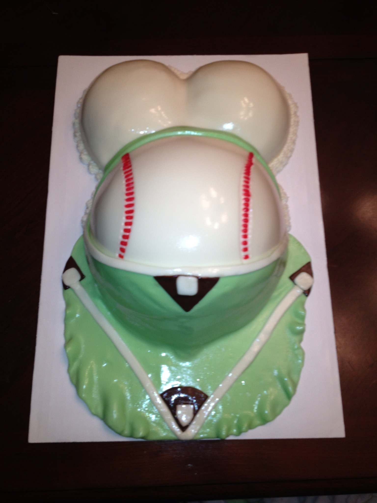 Baseball Baby Shower Cake