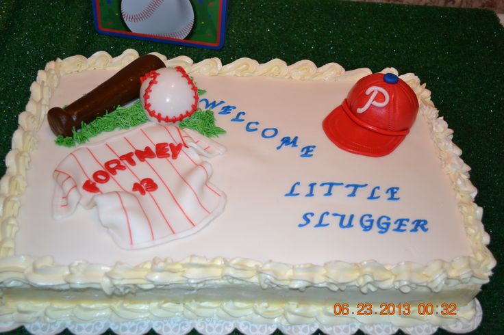 Baseball Baby Shower Cake