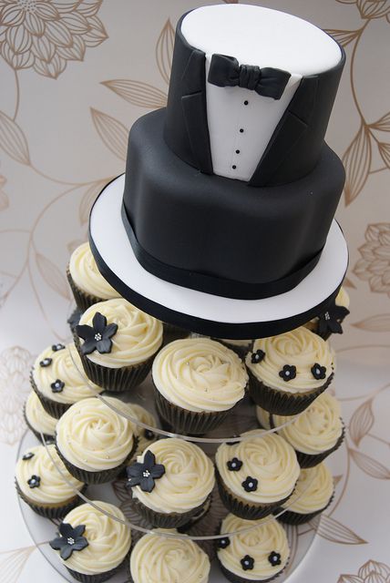 Black Tie Cupcakes