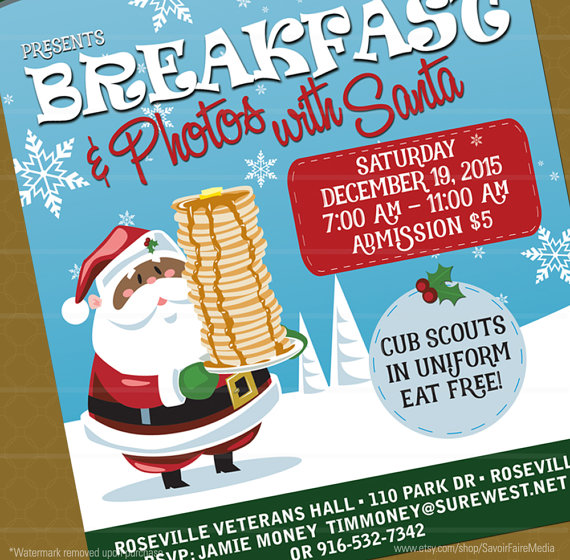 Breakfast with Santa Flyer