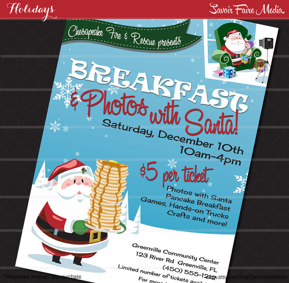 Breakfast with Santa Flyer