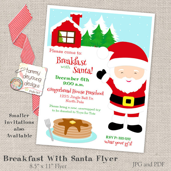 Breakfast with Santa Flyer