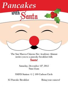 Breakfast with Santa Fundraiser Ideas