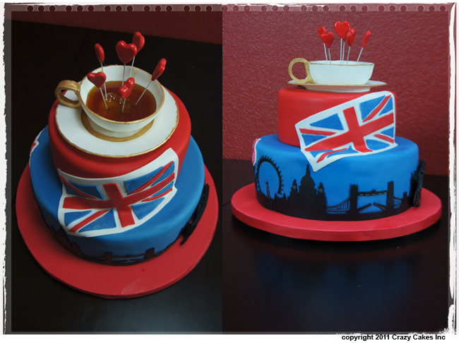 British Flag Cake