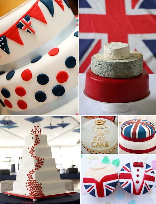 British-themed Cakes