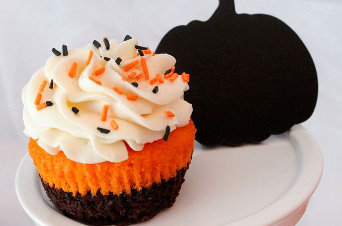 5 Photos of Halloween Brownie Cupcakes