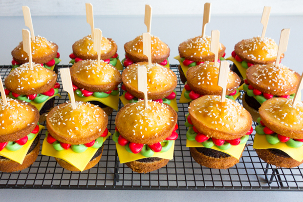 Burger Cupcakes