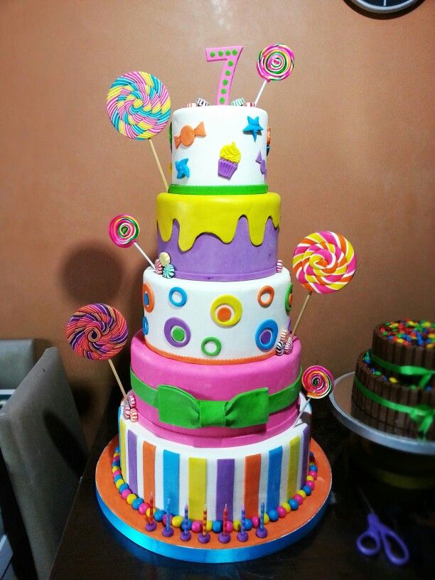 Candyland Themed Cake