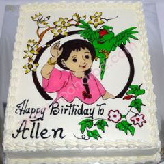 Cartoon Birthday Cake