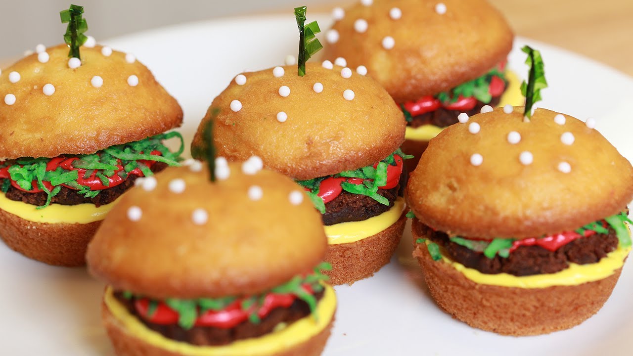 11 Photos of Hamburger Cheese Cupcakes