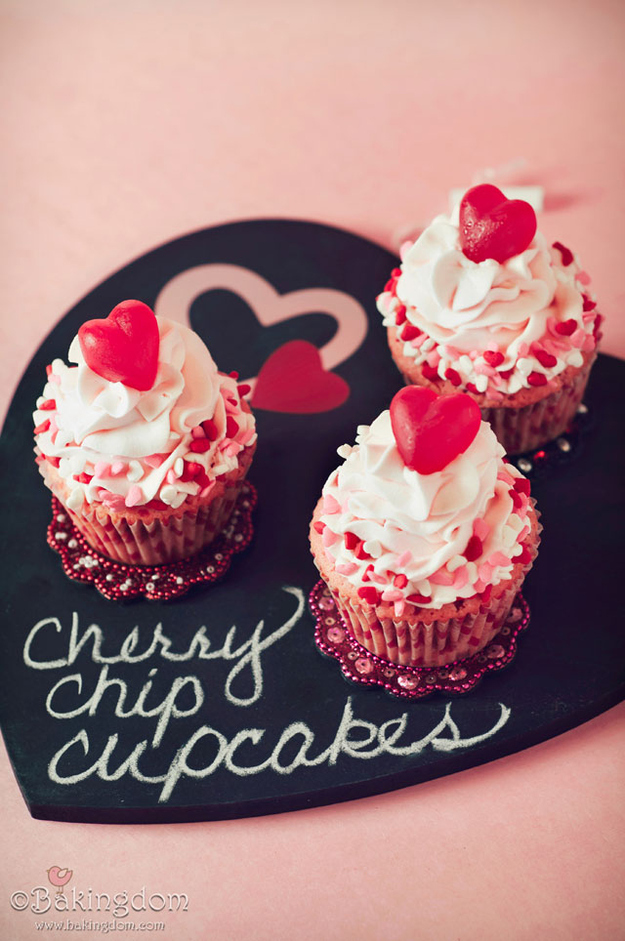 Cherry Chip Cupcakes Recipe