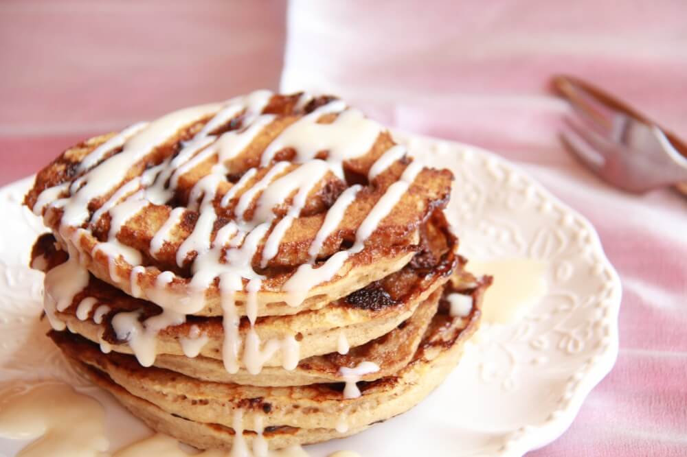 5 Photos of Cinnamon Swirl Pancakes