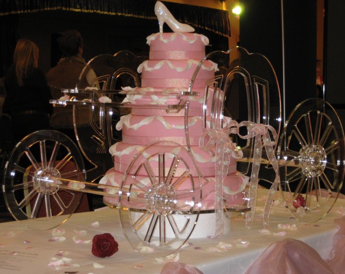 Cinderella Theme Wedding Cake