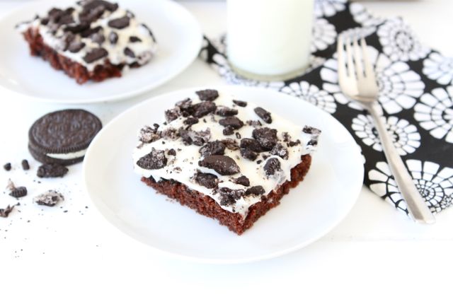 Cookies and Cream Sheet Cake