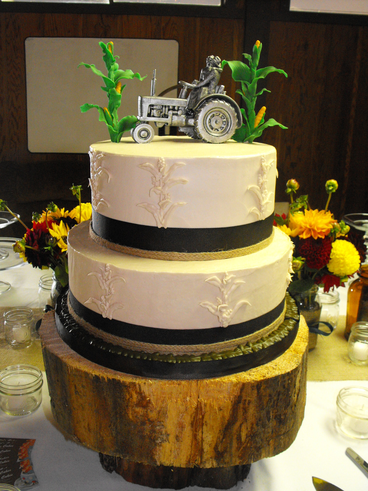 Country Style Wedding Cake