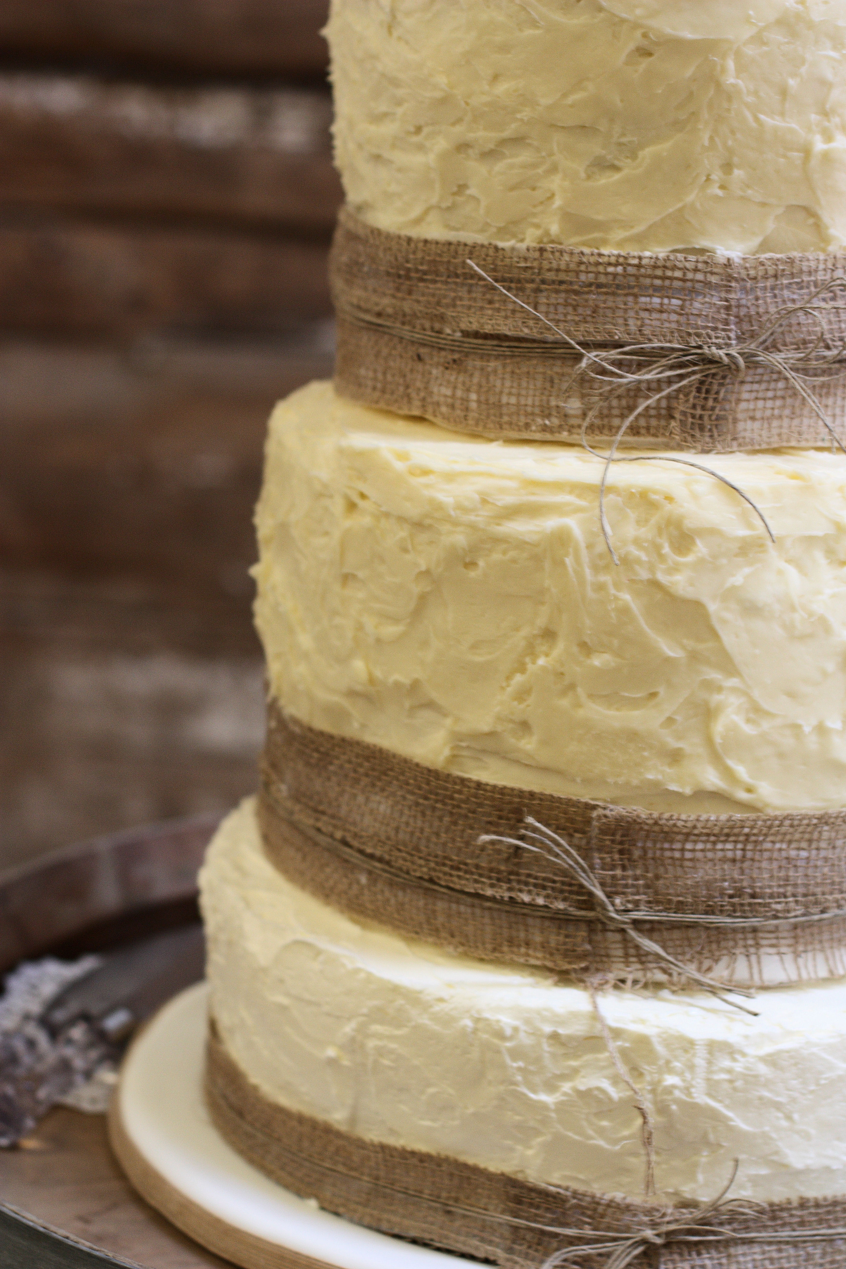 Country Themed Wedding Cake