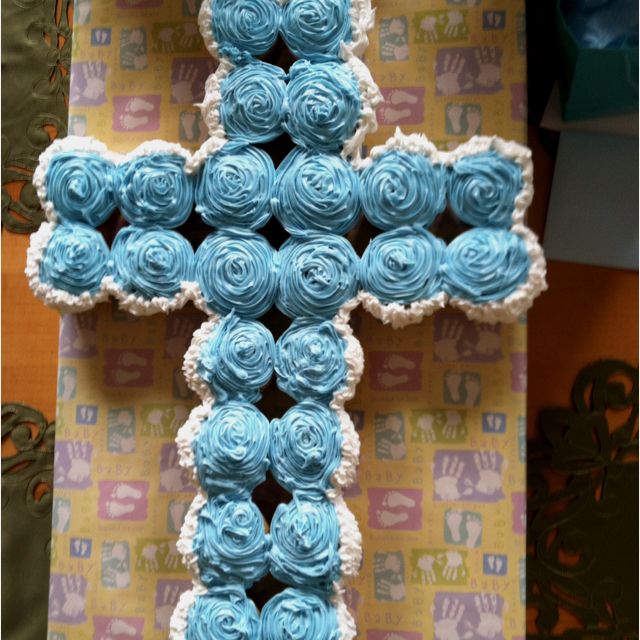 Cross Cupcake Cake