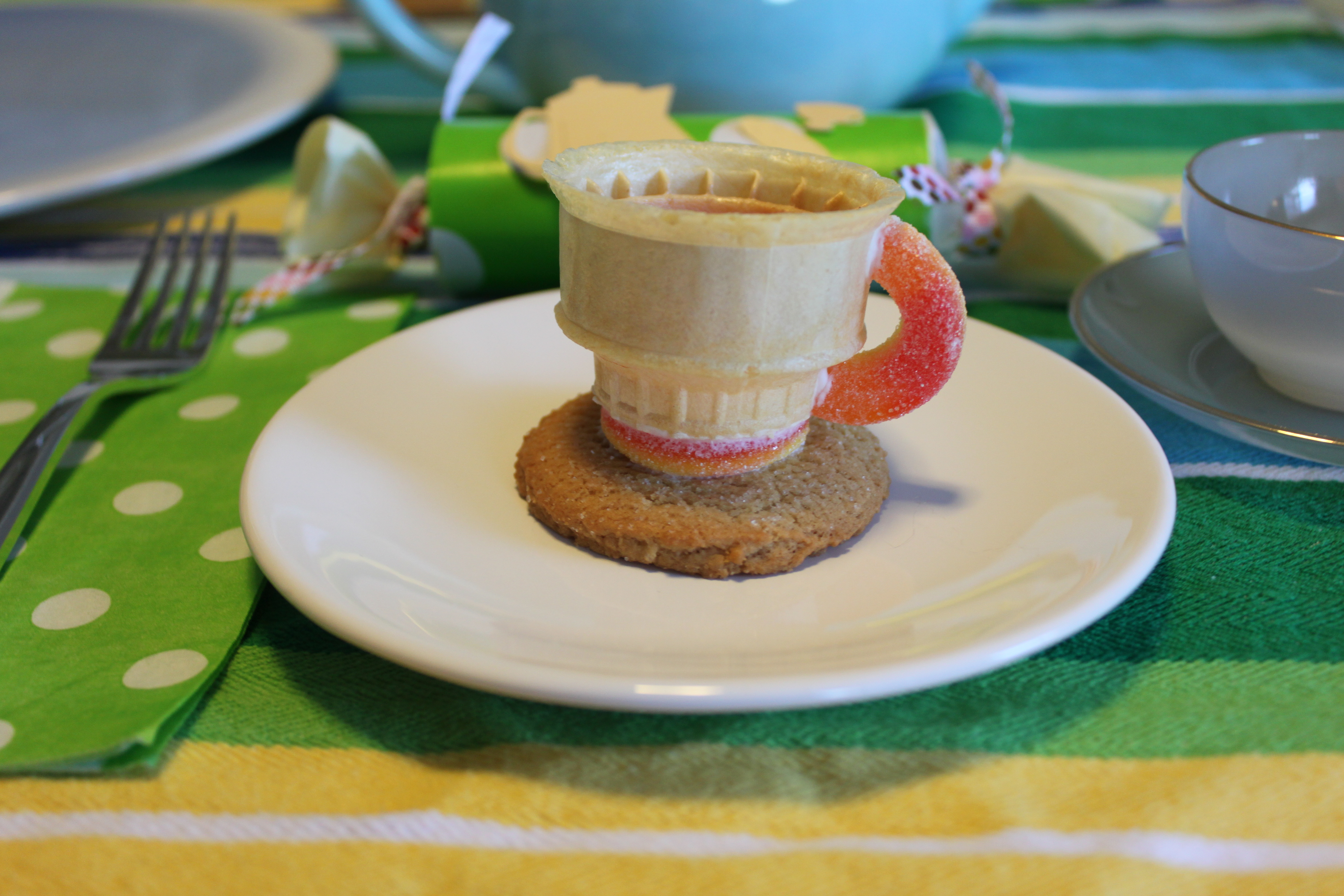 Cupcake Ice Cream Cone Tea Cups