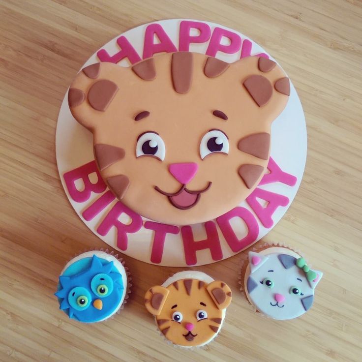 Daniel Tiger Birthday Cake