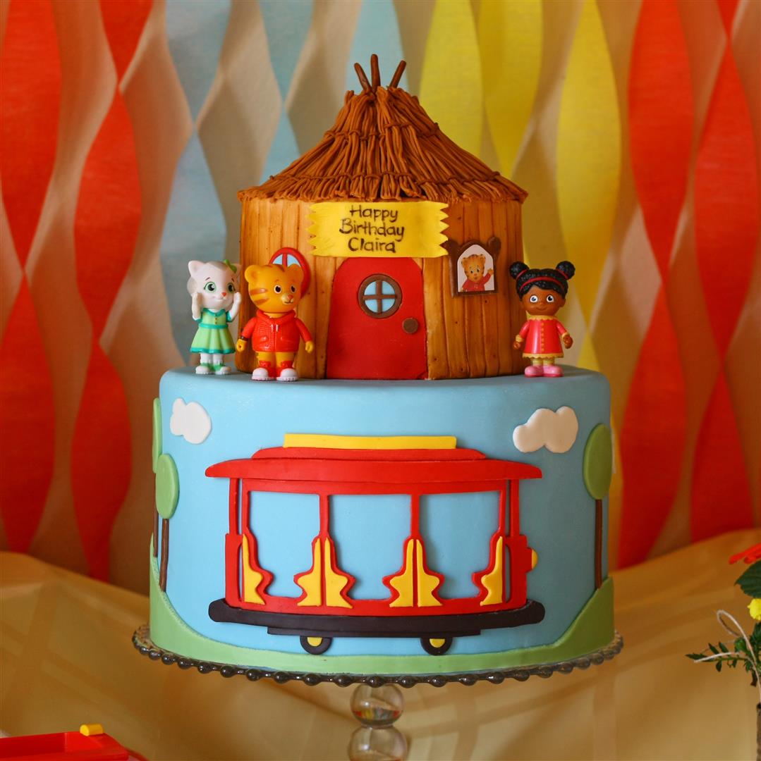 Daniel Tiger Birthday Cake