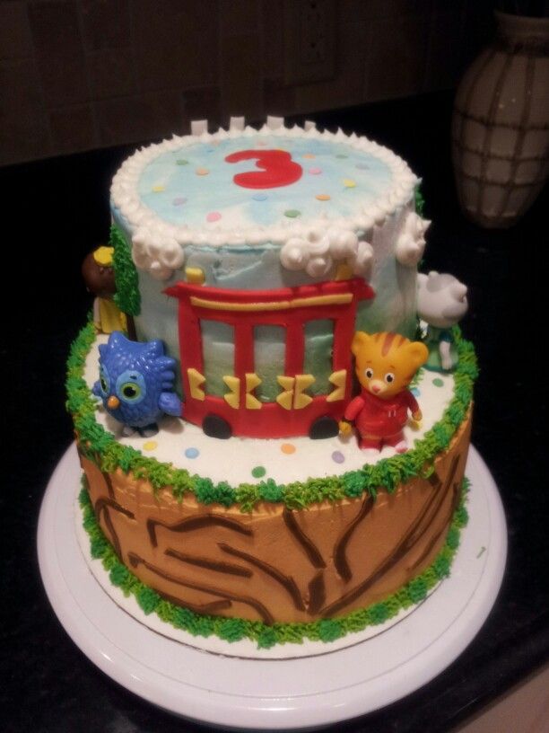 Daniel Tiger Birthday Cake