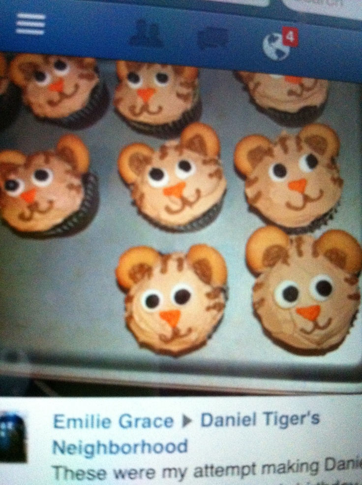 Daniel Tiger Cupcakes