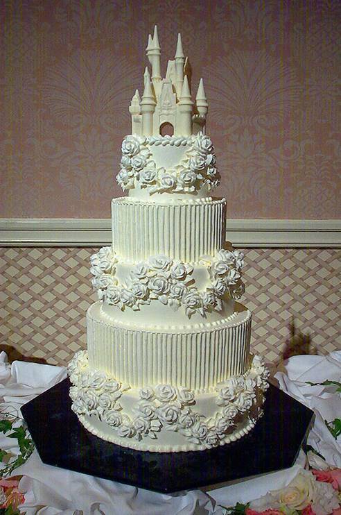 Disney Cinderella Castle Wedding Cake