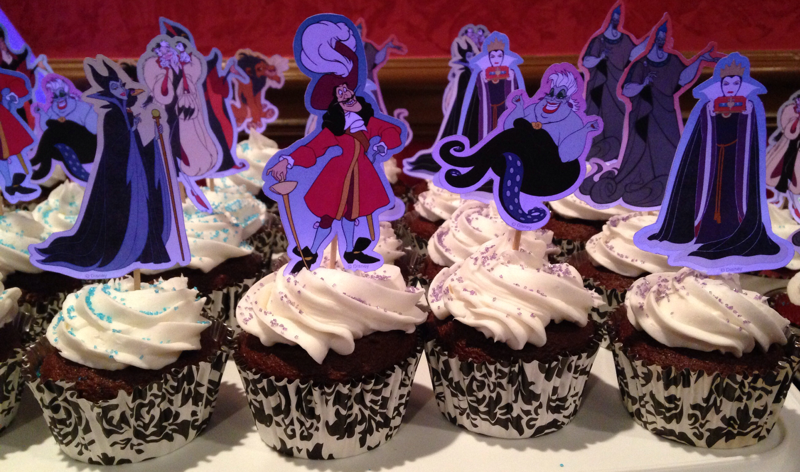 Disney Villain Cupcakes