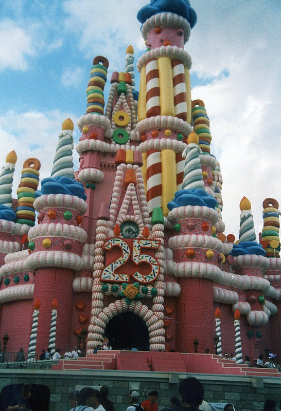 Disney World Cinderella Castle Birthday Cake