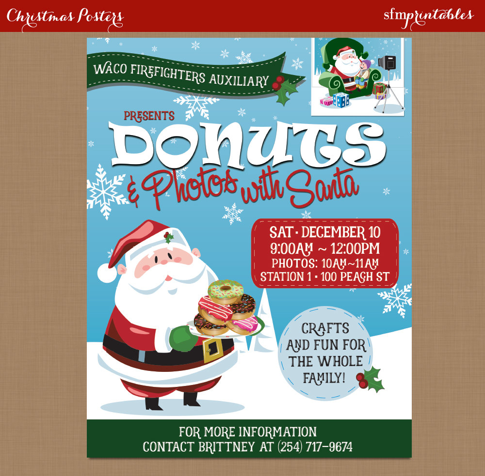 Donuts with Santa Flyer