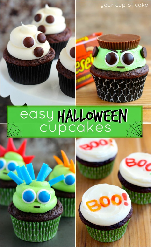 12 Photos of Cute Halloween Decorated Cupcakes