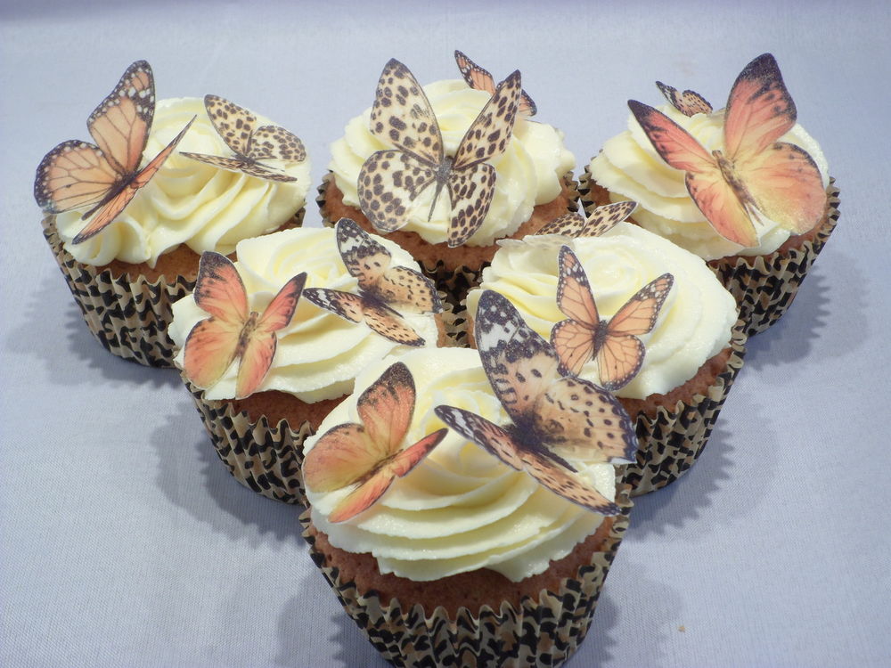 Edible Butterfly Cake Decoration