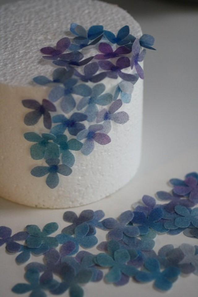 Edible Wafer Paper Flower Wedding Cake