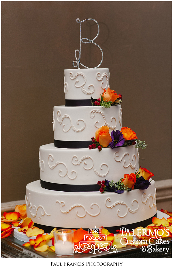 Elegant Fall Wedding Cake