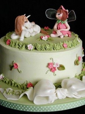 Fairies Birthday Cake