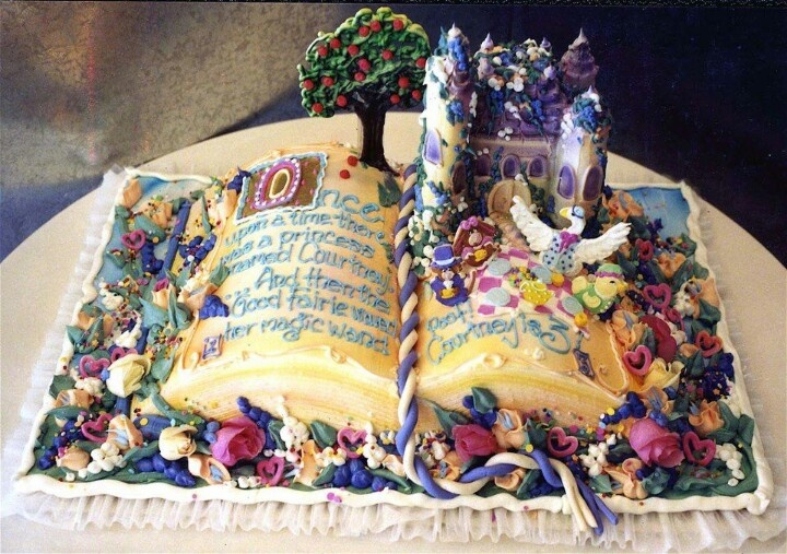 Fairy Tale Book Cake Ideas