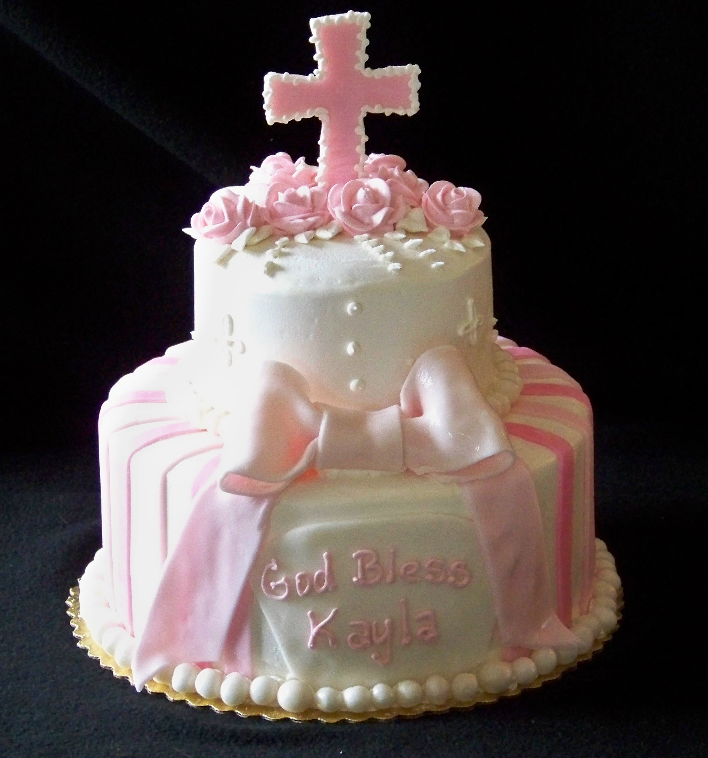 11 Photos of Angel Baptism Tier Cakes Gallery